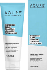 Acure Incredibly Clear Charcoal Facial Scrub
